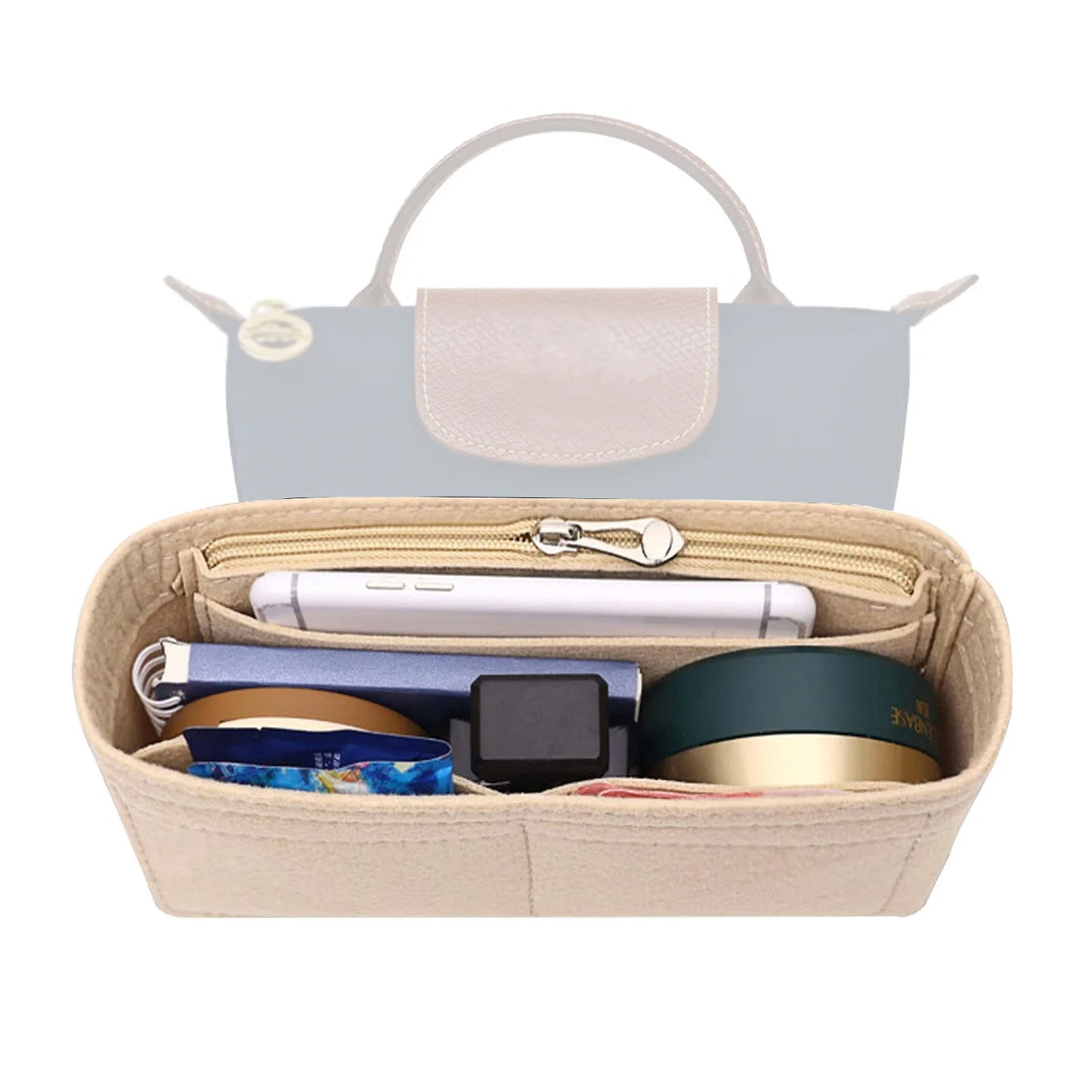 Felt Insert Bag Organizer Bag In Bag For Handbag Purse Organizer for small Shoulder Bag